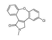chemical structure of Asenapine
