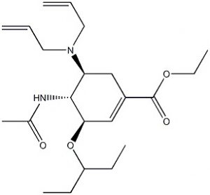 chemical structure of Oseltamivir intermediate CAS#651324-09-3