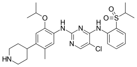 chemical structure of Ceritinib: CAS#1032900-25-6