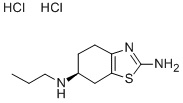 chemical structure of Pramipexole dihydrochloride: CAS#104632-25-9