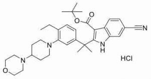 chemical structure of Alectinib intermediate: CAS#1256584-77-6