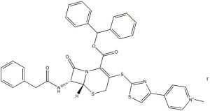 chemical structure of Ceftaroline fosamil intermediate: CAS#400827-70-5