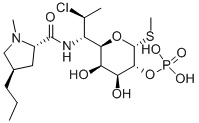 chemical structure of Clindamycin Phosphate: CAS#24729-96-2