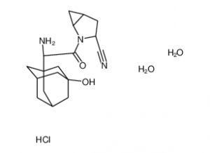 chemical structure of Saxagliptin hydrochloride dihydrate: CAS#1073057-20-1