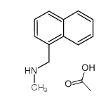chemical structure of N-Methyl-1-naphthalenemethylamine acetate